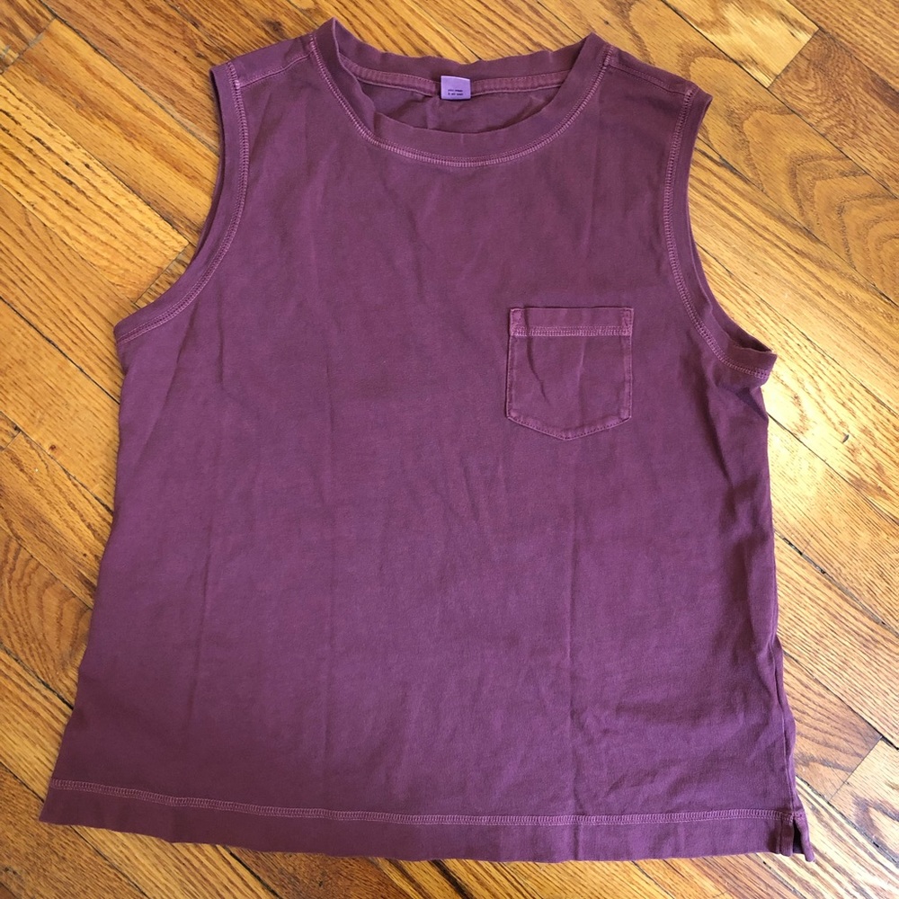 Old Navy Dark Purple Muscle Tank - XS
